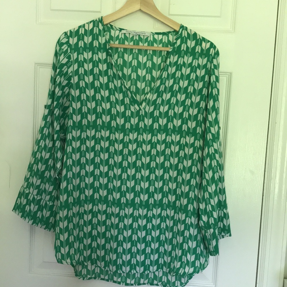 Women’s v neck blouse